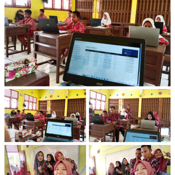 Kegiatan simulasi anbk di sdn 15 suak tapeh