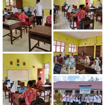 Kegiatan gladi anbk glombang 3 sesi 1 dan seai 2 di sdn 15 s